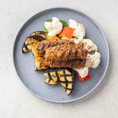 Adana Beef Kabab With Sumac Veggie Mix